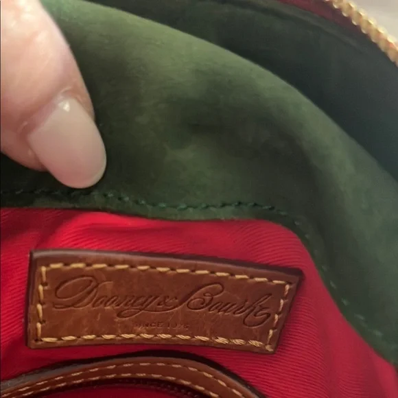 Dooney & Bourke Tan Satchel with Tassel Accents - Picture 4 of 8